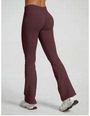 Sculptline™ Classic Flared Pants — Second Skin | Dark Coffee