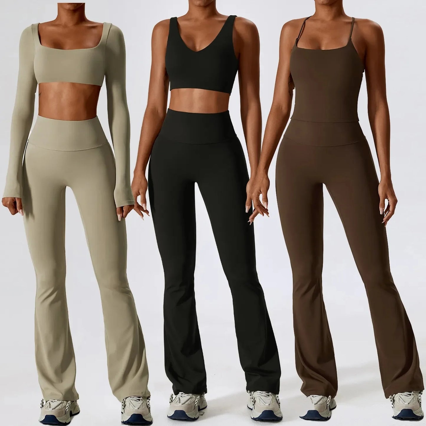 Canotta Sportiva con Spalline Sottili Incrociate e Reggiseno Integrato