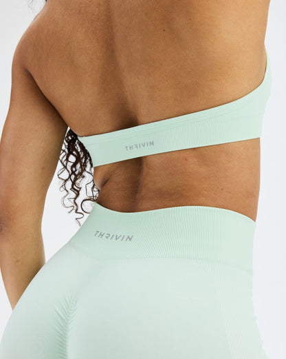 Top Halter Modellante Sculptline™ — Menta