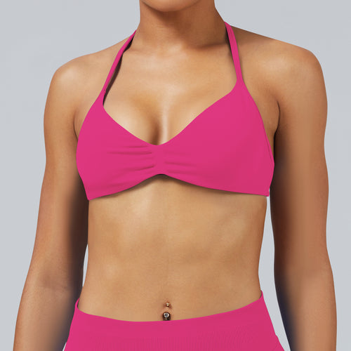 Reggiseno seamless con spalline sottili Sculptline, colore Magenta