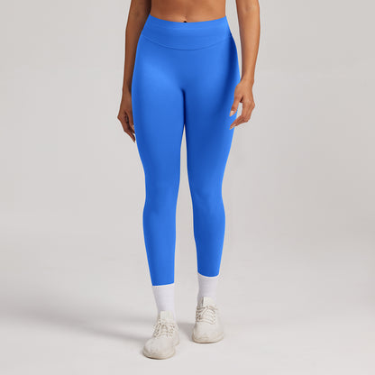 Leggings seamless a vita alta Sculptline, colore Blu Elettrico