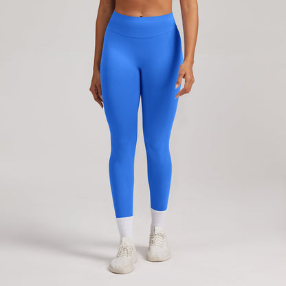 Leggings seamless a vita alta Sculptline, colore Blu Elettrico