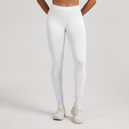 Leggings seamless a vita alta Sculptline, colore Bianco