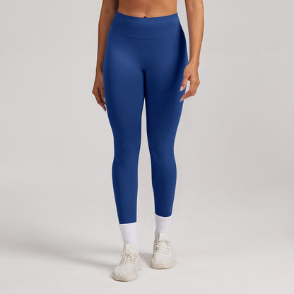 Leggings seamless a vita alta Sculptline, colore Blu Profondo