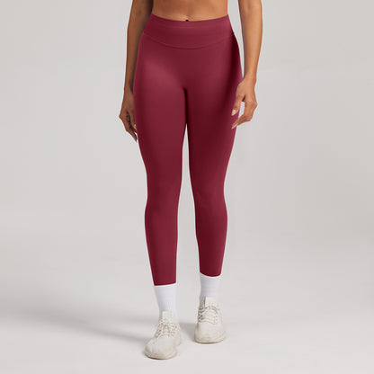 Leggings seamless a vita alta Sculptline, colore Bordeaux