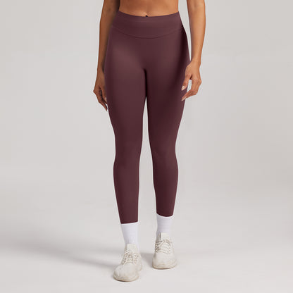 Leggings seamless a vita alta Sculptline, colore Caffè Scuro