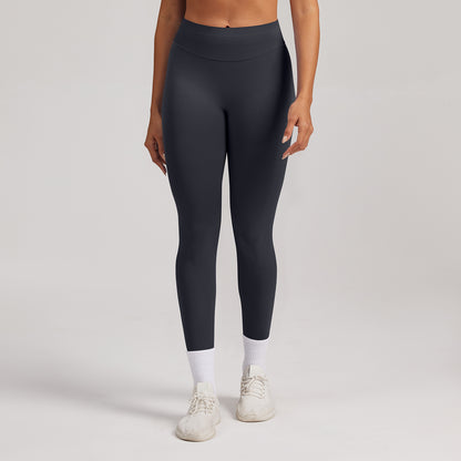 Leggings seamless a vita alta Sculptline, colore Grigio Squalo