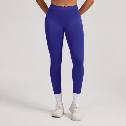 Leggings seamless a vita alta Sculptline, colore Indaco