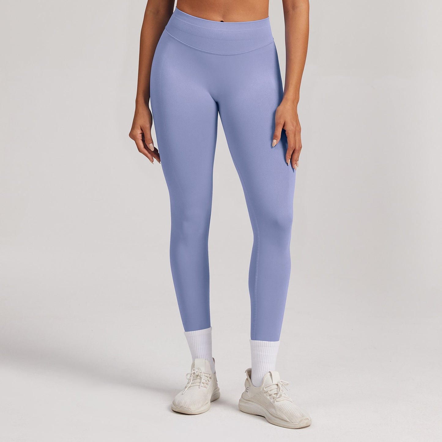 Leggings seamless a vita alta Sculptline, colore Lilla