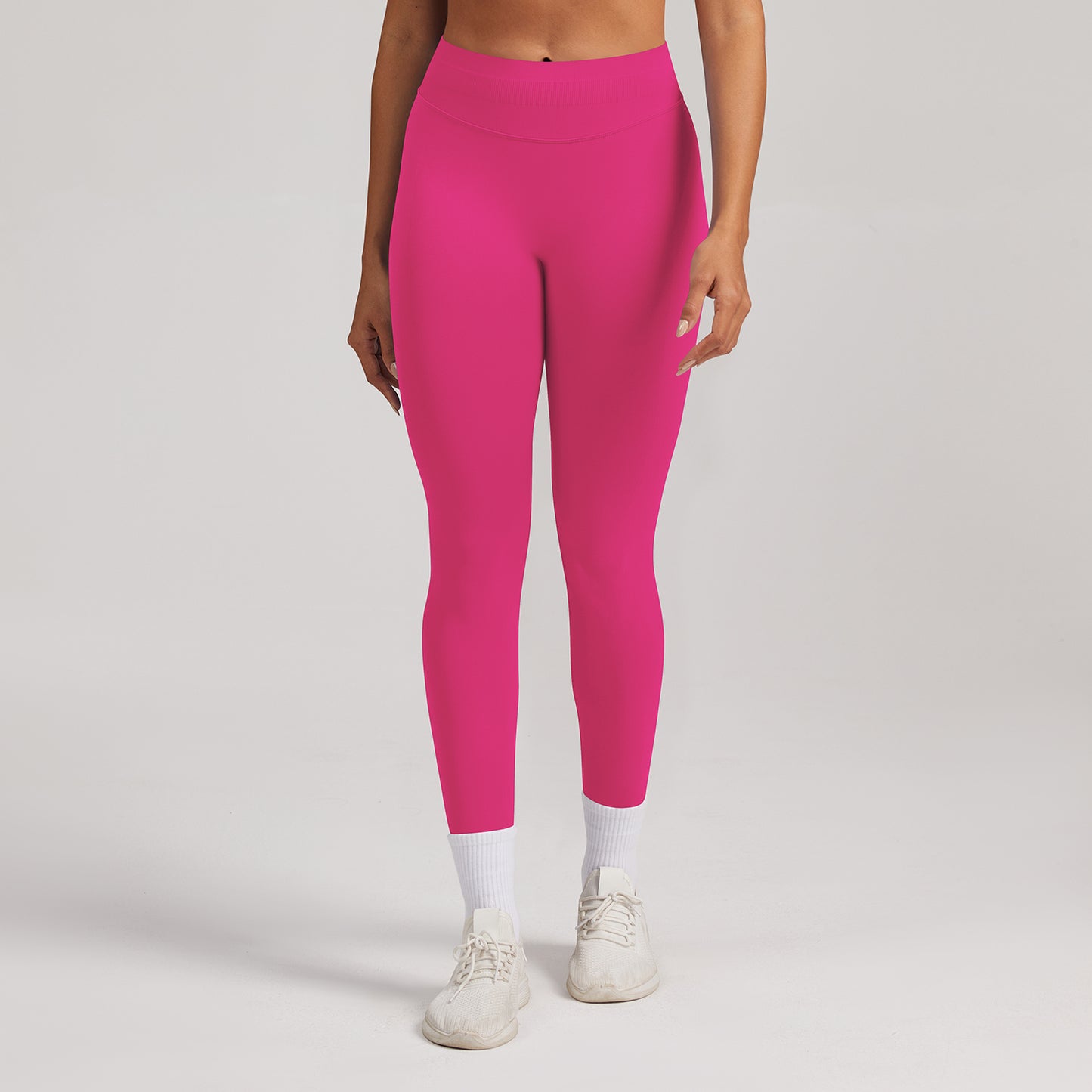 Leggings seamless a vita alta Sculptline, colore Magenta