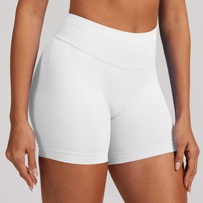 Short seamless a vita alta Sculptline, colore Bianco