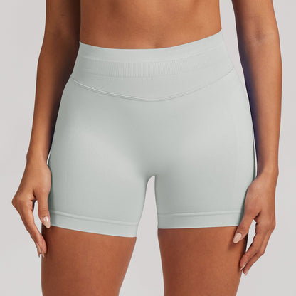 Short seamless a vita alta Sculptline, colore Crema Piuma