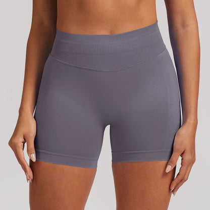 Short seamless a vita alta Sculptline, colore Grigio Fungo