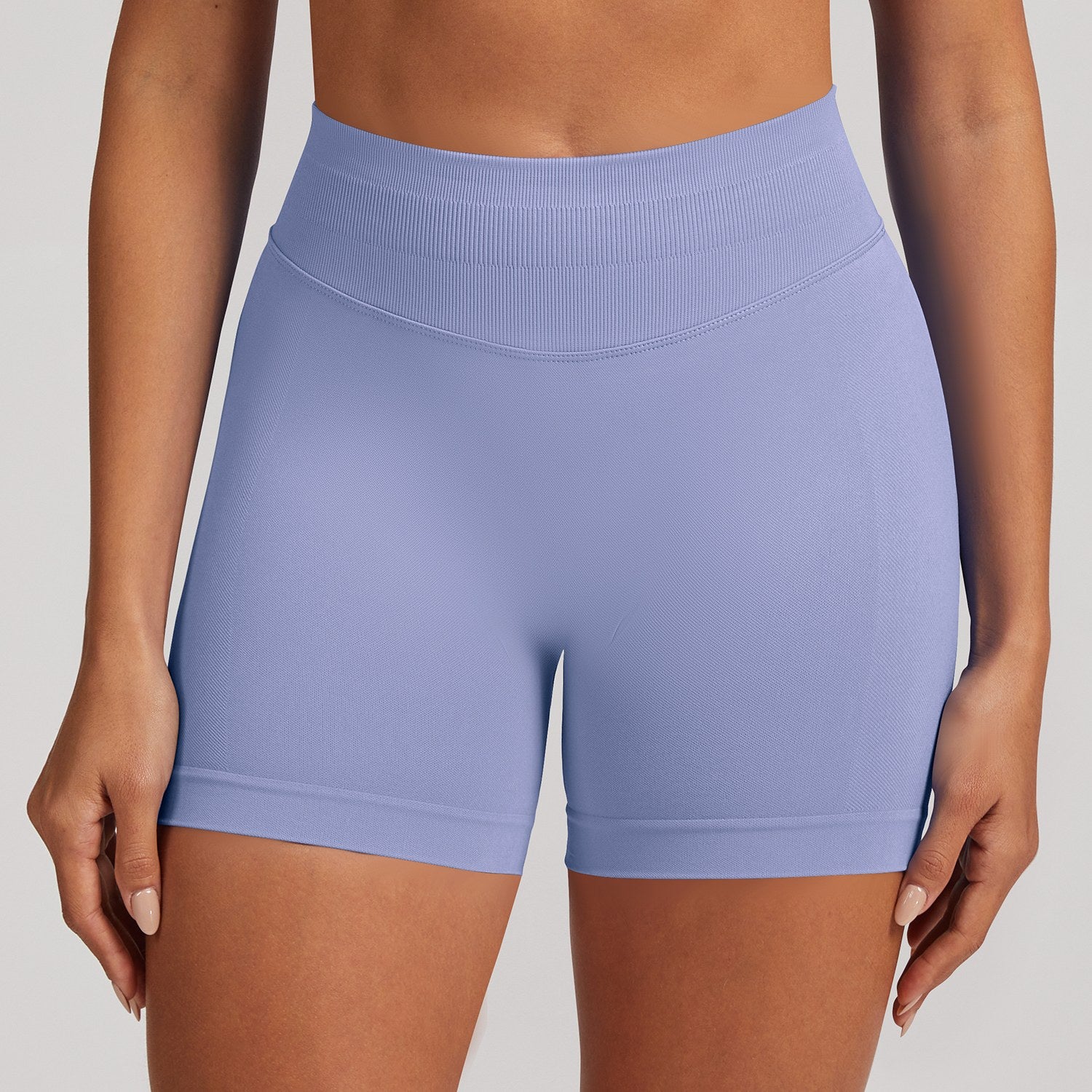 Short seamless a vita alta Sculptline, colore Lilla
