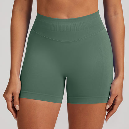 Short seamless a vita alta Sculptline, colore Pistacchio