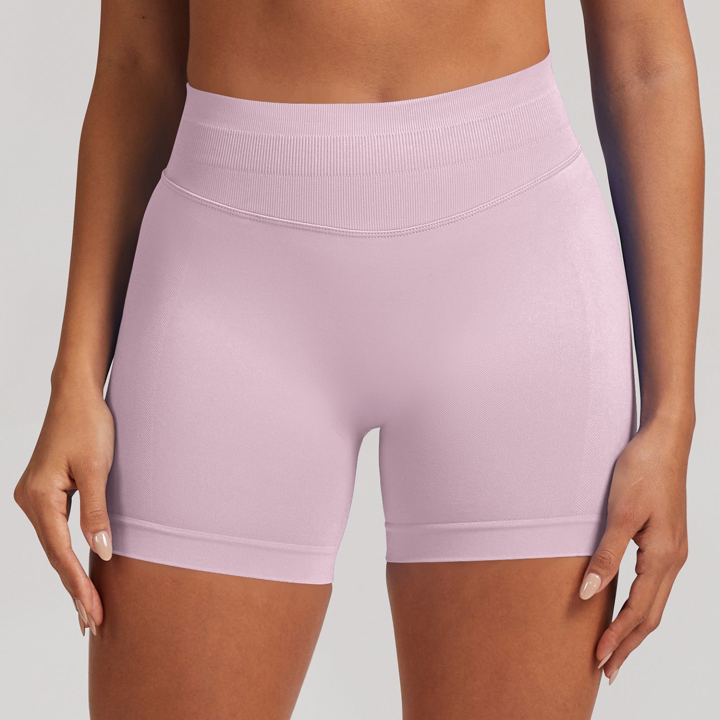 Short seamless a vita alta Sculptline, colore Rosa