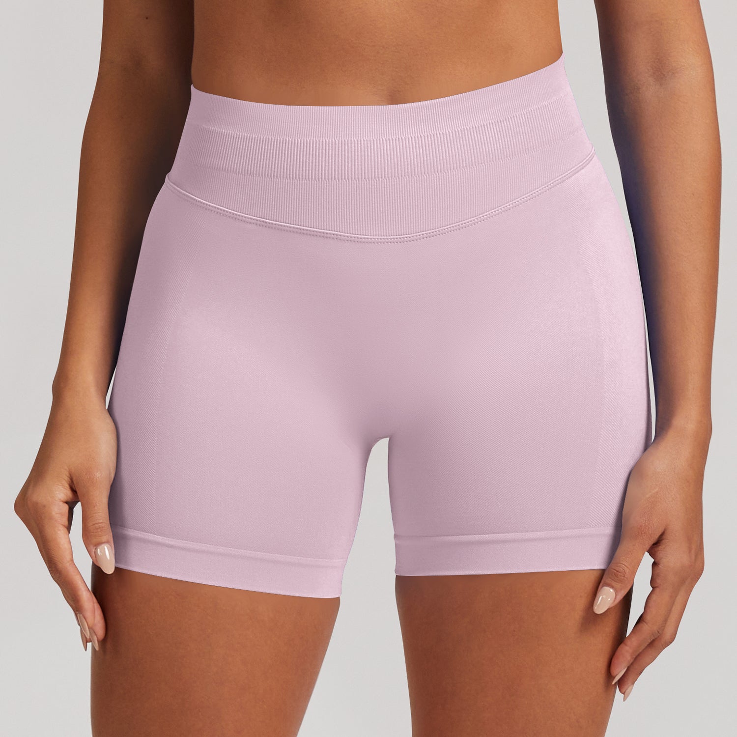 Short seamless a vita alta Sculptline, colore Rosa