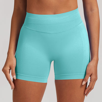 Short seamless a vita alta Sculptline, colore Verde Menta