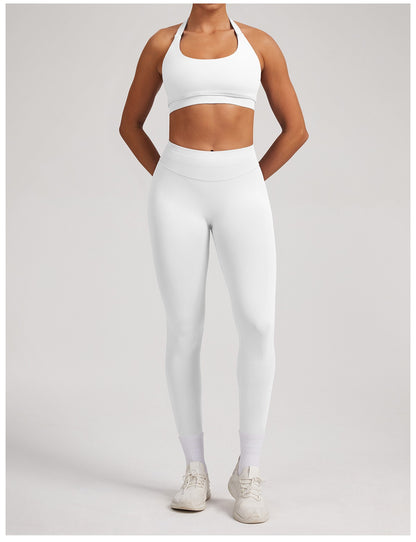 Leggings Sculptline™ Seconda Pelle — Bianco, indossato (3)