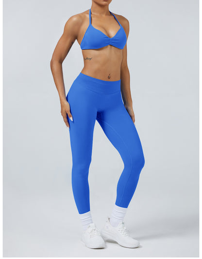 Leggings seamless a vita alta Sculptline, colore Blu Elettrico