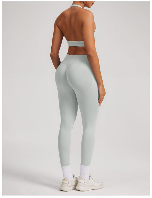 Leggings Sculptline™ Seconda Pelle — Crema Piuma, indossato (3)