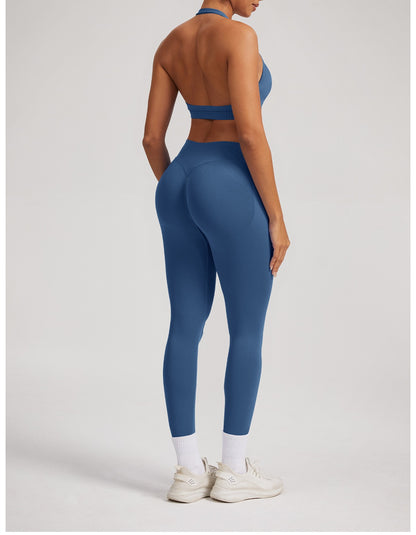 Leggings Sculptline™ Seconda Pelle — Grigio Blu, indossato (1)