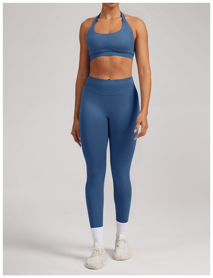 Leggings Sculptline™ Seconda Pelle — Grigio Blu, indossato (2)