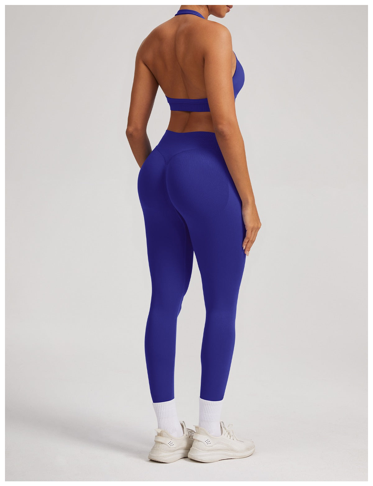 Leggings Sculptline™ Seconda Pelle — Indaco, indossato (2)