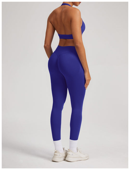 Leggings Sculptline™ Seconda Pelle — Indaco, indossato (2)