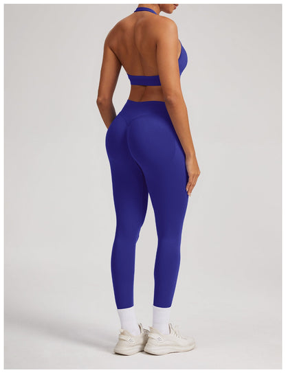 Leggings Sculptline™ Seconda Pelle — Indaco, indossato (2)