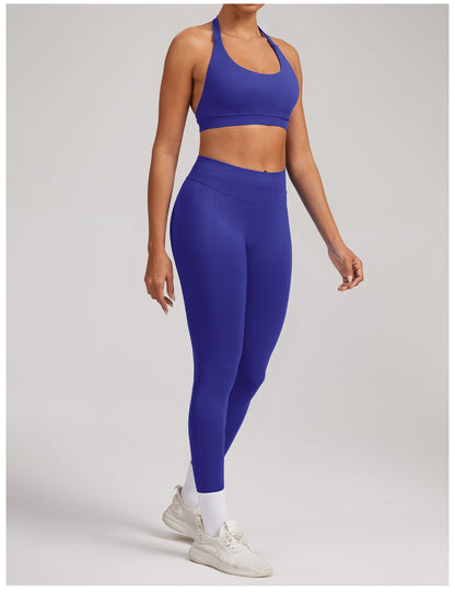 Leggings Sculptline™ Seconda Pelle — Indaco, indossato (3)