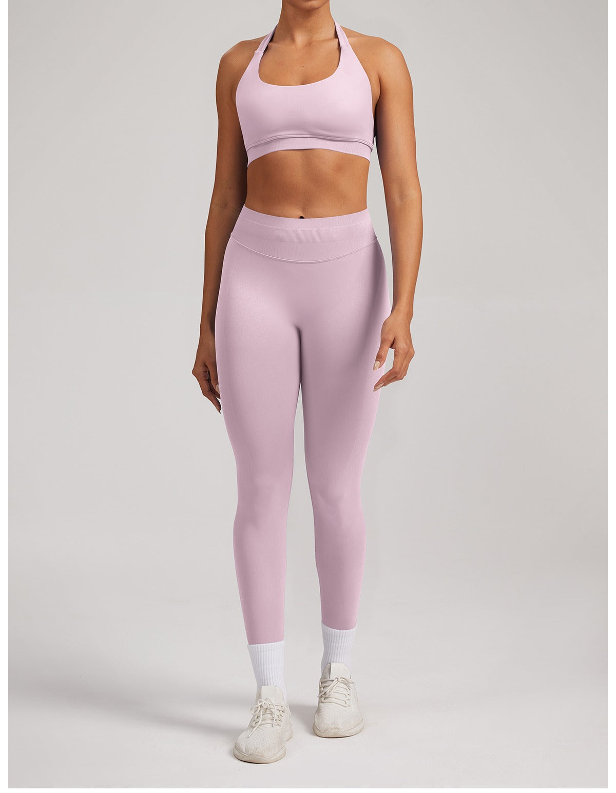 Leggings Sculptline™ Seconda Pelle — Rosa, indossato (1)