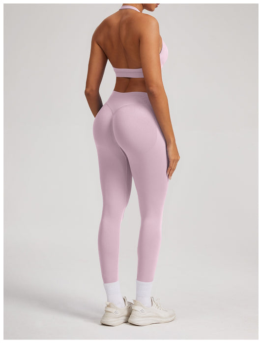 Leggings Sculptline™ Seconda Pelle — Rosa, indossato (2)