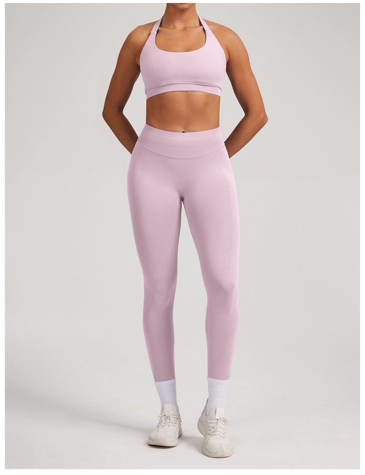Leggings Sculptline™ Seconda Pelle — Rosa, indossato (3)