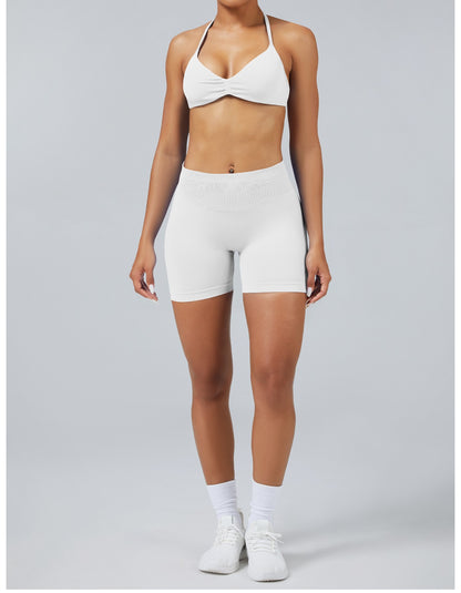 Reggiseno Sculptline™ Seconda Pelle — Bianco, indossato (1)