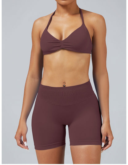 Reggiseno Sculptline™ Seconda Pelle — Caffè Scuro, indossato (1)