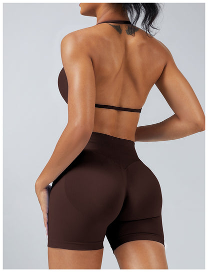 Reggiseno Sculptline™ Seconda Pelle — Marrone Scuro, indossato (2)