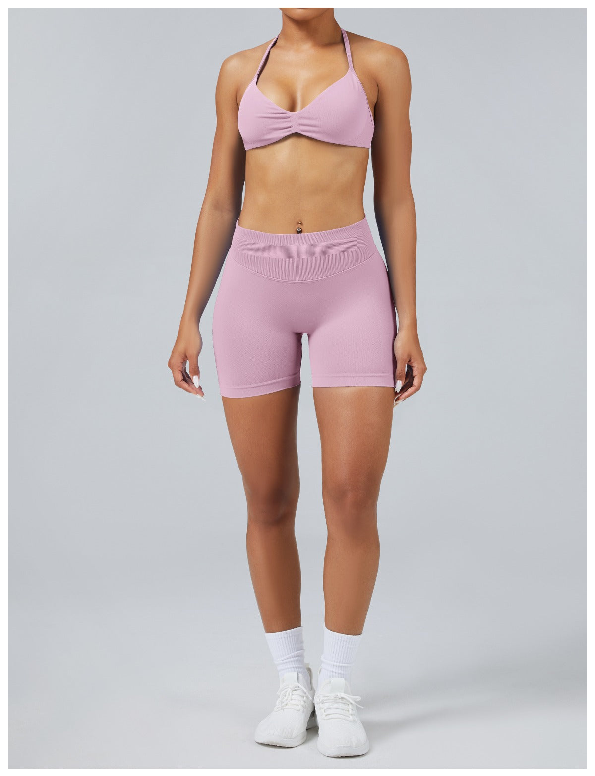 Reggiseno Sculptline™ Seconda Pelle — Rosa, indossato (2)