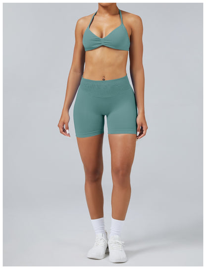 Reggiseno Sculptline™ Seconda Pelle — Salvia, indossato (2)