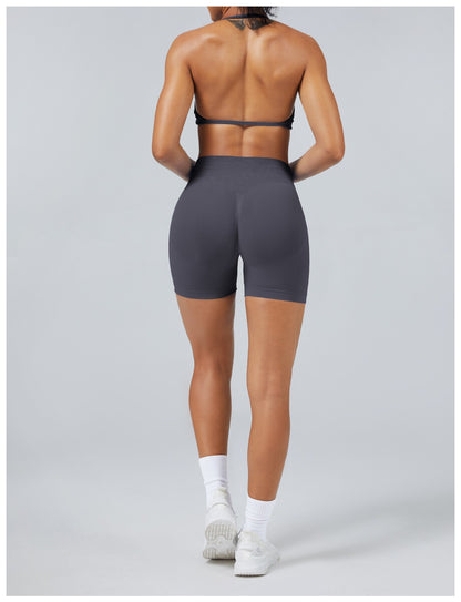 Short Sculptline™ Seconda Pelle — Grigio Fungo, indossato (2)