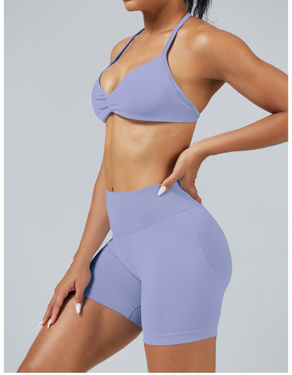 Short Sculptline™ Seconda Pelle — Lilla, indossato (1)