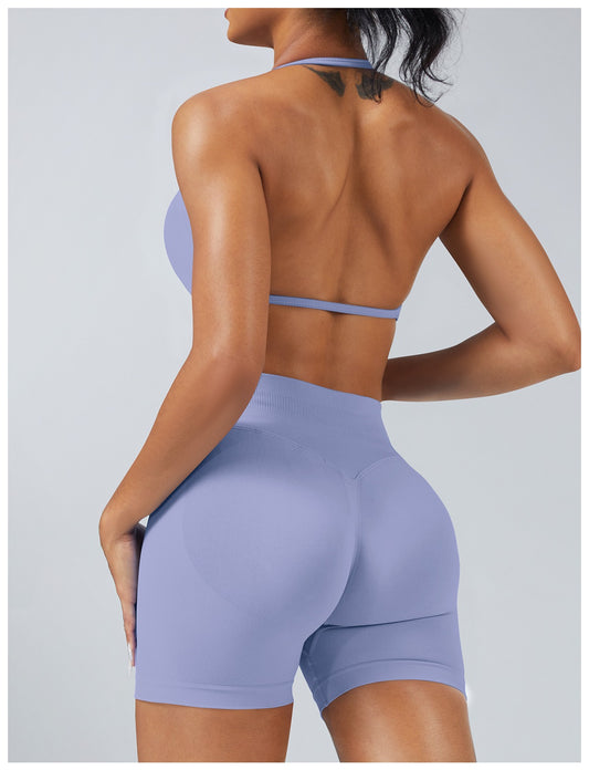 Short Sculptline™ Seconda Pelle — Lilla, indossato (2)