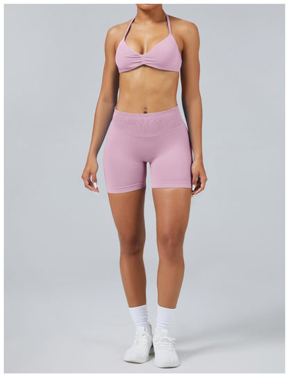 Short Sculptline™ Seconda Pelle — Rosa, indossato (2)