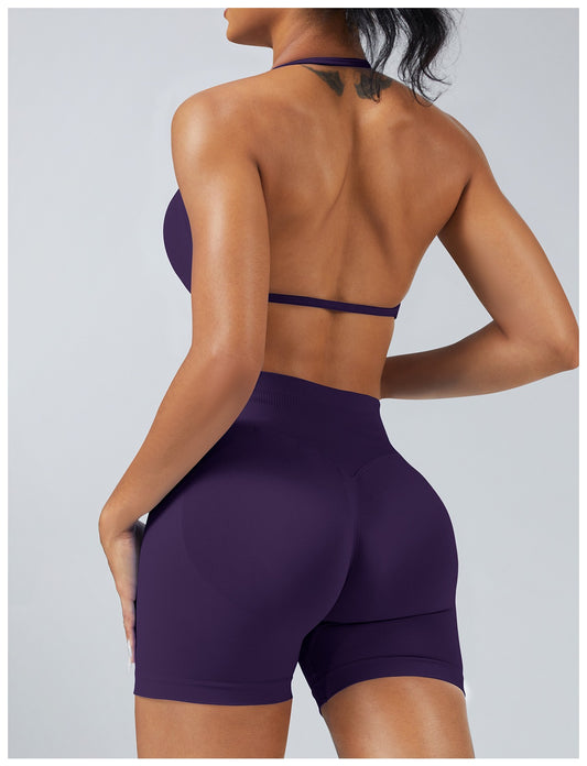 Short Sculptline™ Seconda Pelle — Viola Uva, indossato (2)