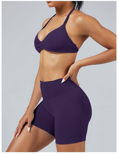 Short Sculptline™ Seconda Pelle — Viola Uva, indossato (3)