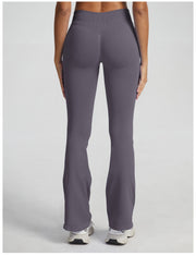 Sculptline™ Classic Flared Pants — Second Skin | Mushroom Gray