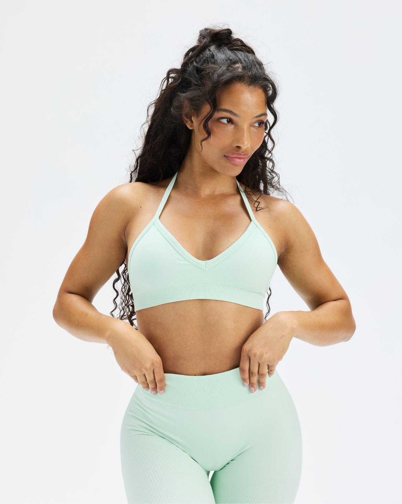 Top Halter Modellante Sculptline™ — Menta