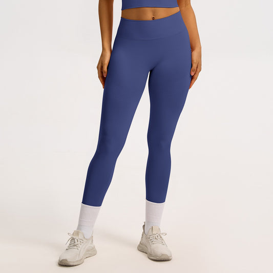Leggings seamless a coste Sculptline, colore Pervinca
