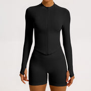 Sculptline™ Classic Zip Jacket — Costa | Black