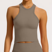 Sculptline™ Classic Halter Tank — Costa | Khaki